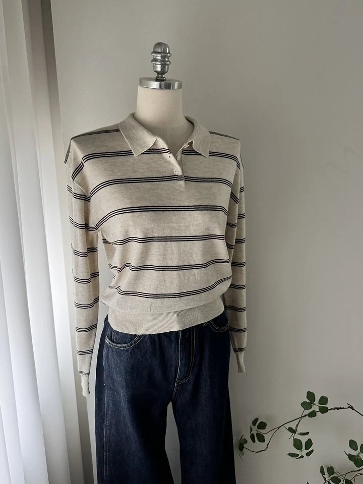 Daily Collar Knit Top by Most for Women - view 1