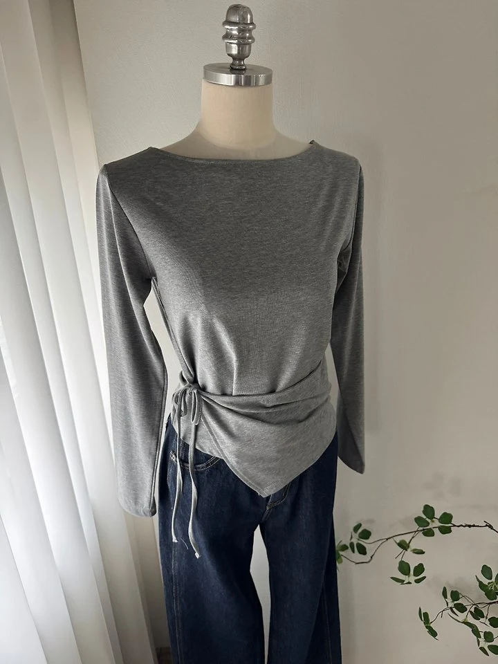 Unbalance Wrap Tee by Most for Women - view 2