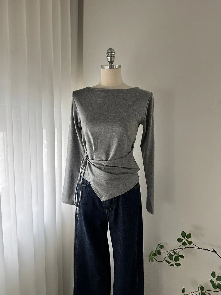 Unbalance Wrap Tee by Most for Women - view 4
