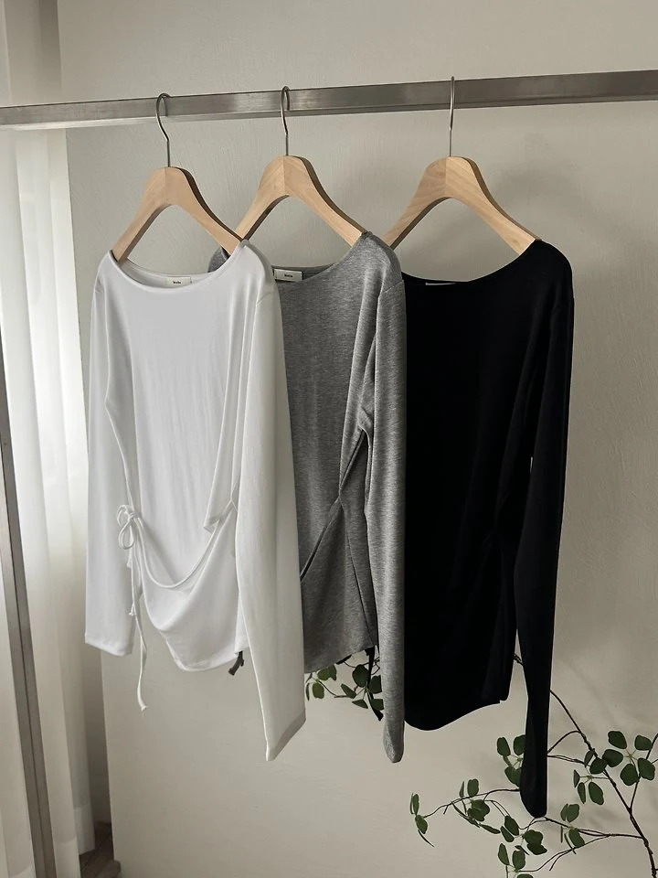 Unbalance Wrap Tee by Most for Women - view 6