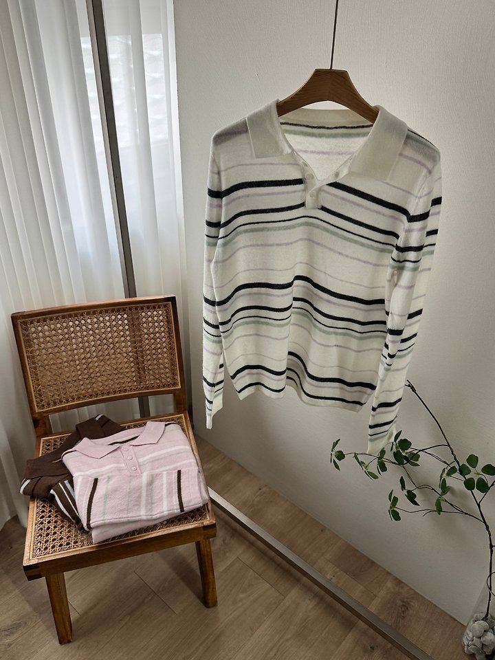Apple Stripe Knit Pullover by Most for Women - view 6