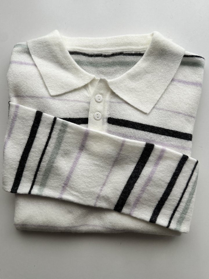 Apple Stripe Knit Pullover by Most for Women - view 8