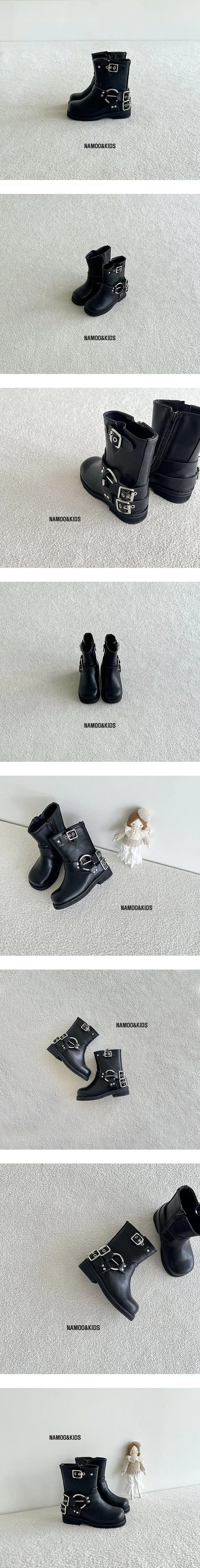 Two Buckle Rider Ankle Boots by Namoo & Kids for Child - view 1