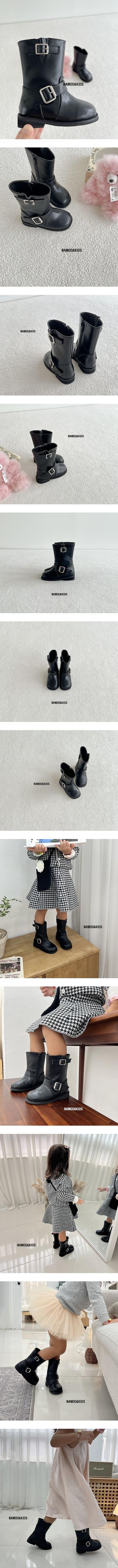 Pecan Buckle Boots by Namoo & Kids for Child - view 1