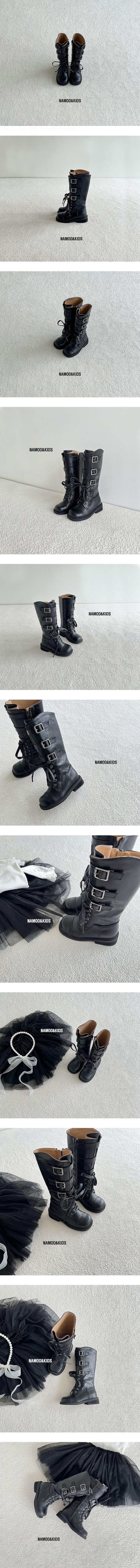 Lav Buckle Strap Long Boots by Namoo & Kids for Child - view 1