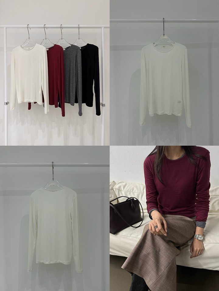 Ash Wool Tee by Neroli36 for Women - view 8