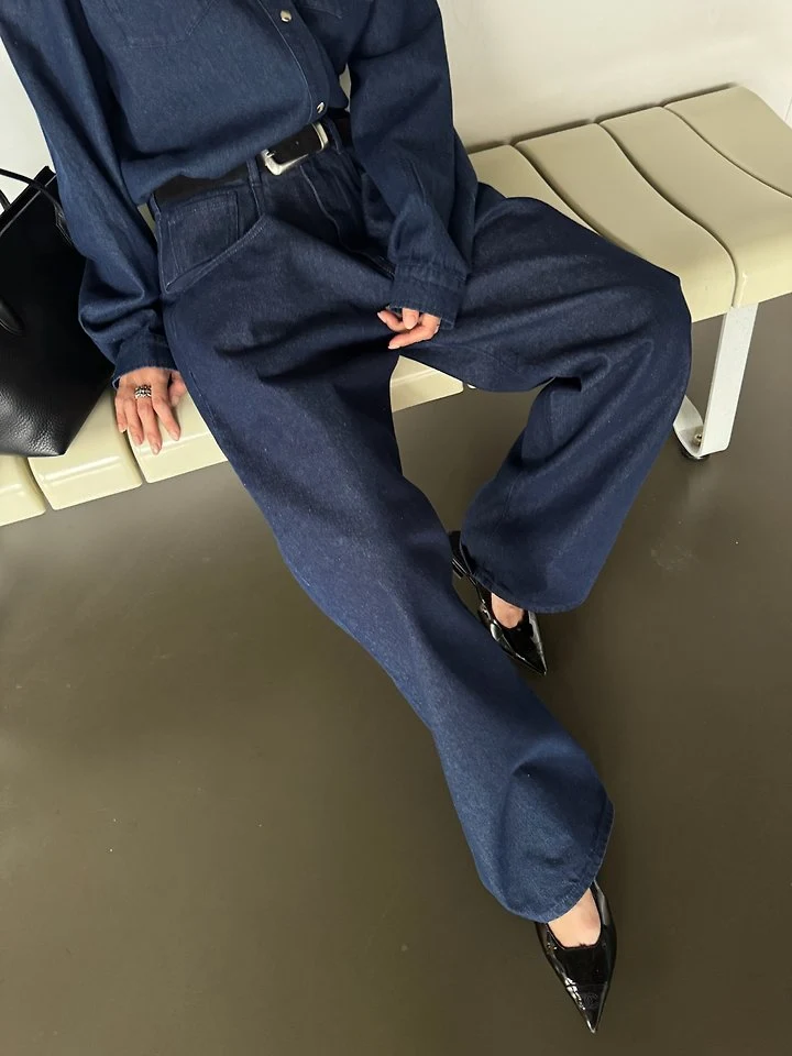 Mazel Dark Blue Jeans by Neroli36 for Women - view 5