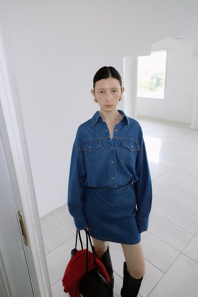 Autumn Denim Shirt by Neroli36 for Women - view 2