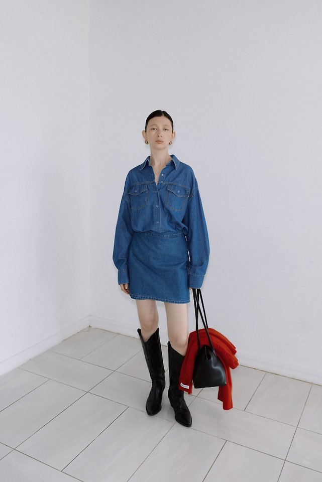 Autumn Denim Skirt by Neroli36 for Women - view 1