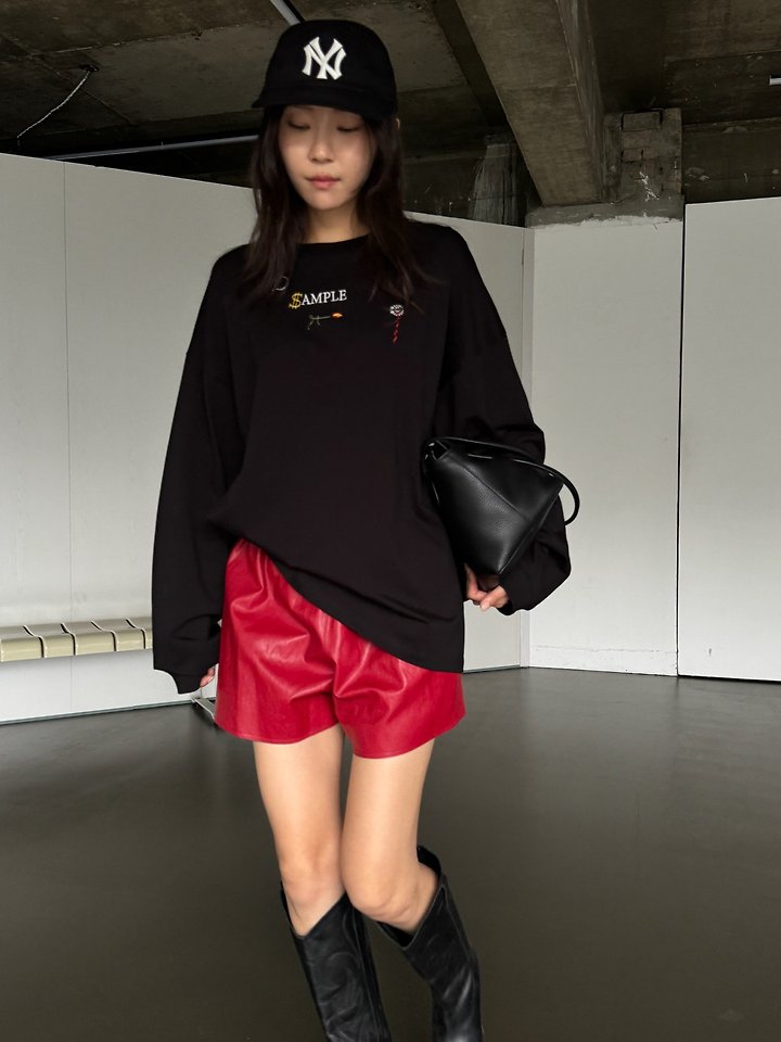 Embroidery Boxy Tee by Neroli36 for Women - view 1