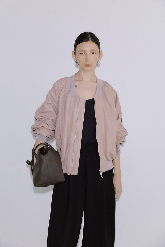 H Nylon Shirring Jacket by Neroli36 for Women - view 1