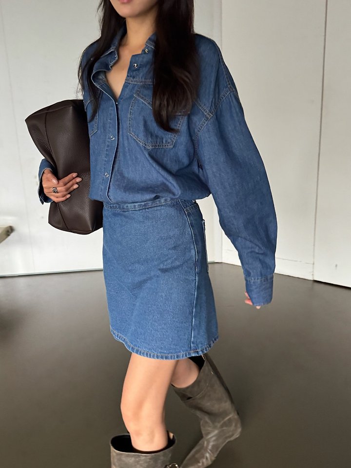 Autumn Denim Skirt by Neroli36 for Women - view 7