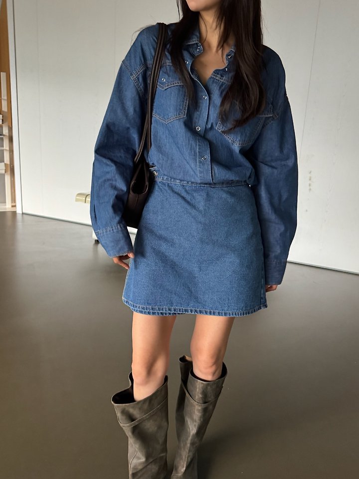Autumn Denim Skirt by Neroli36 for Women - view 8