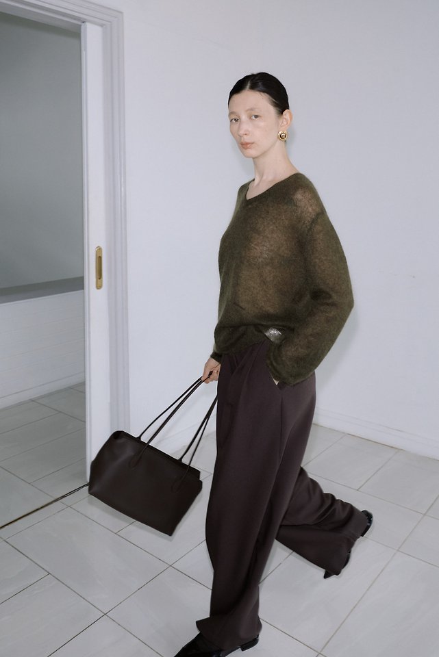 M Mide V-neck Knit Pullover by Neroli36 for Women - view 4