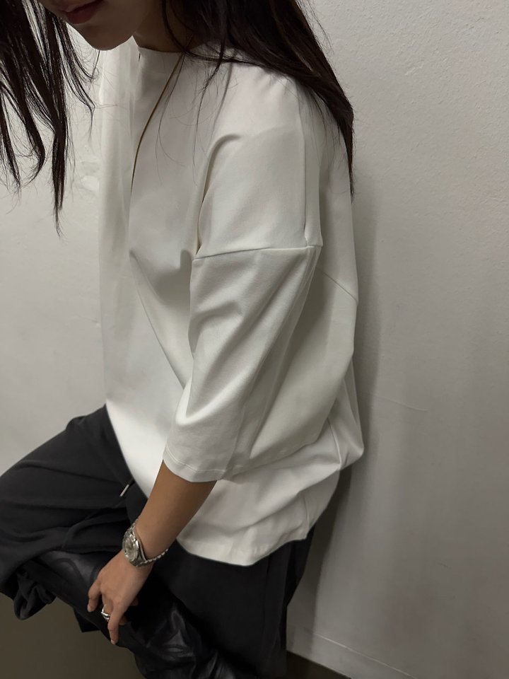 Cotton Silket Padded Tee by Neroli36 for Women - view 7