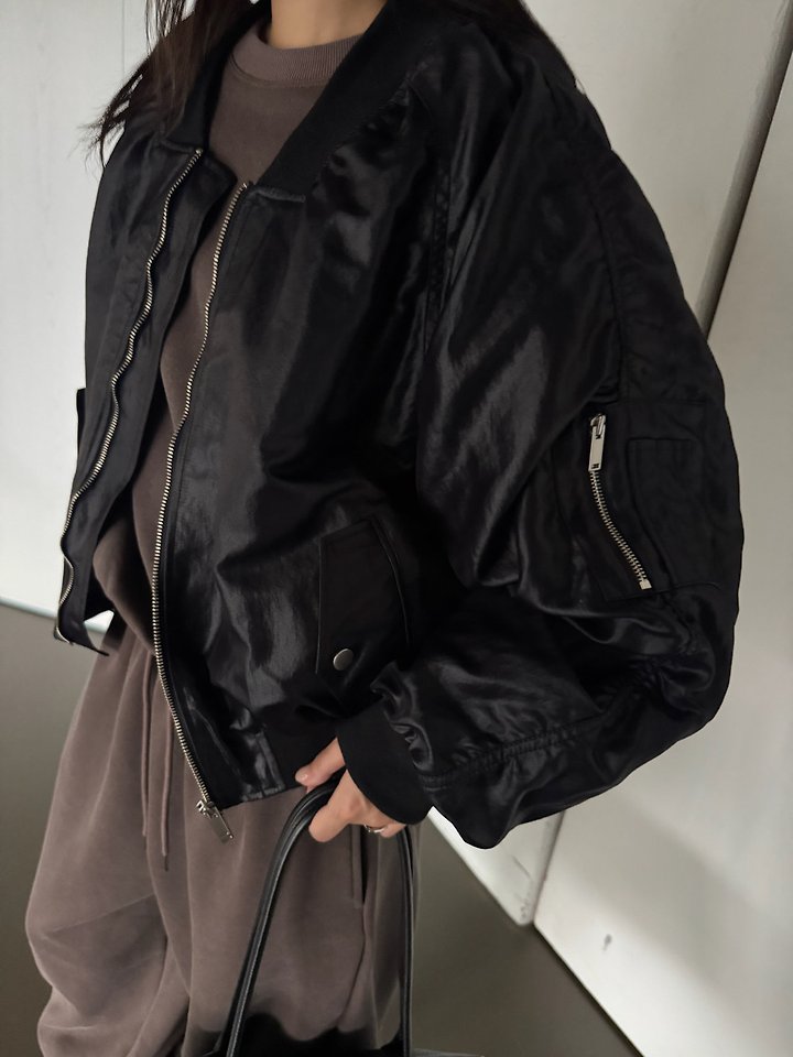 H Nylon Shirring Jacket by Neroli36 for Women - view 7