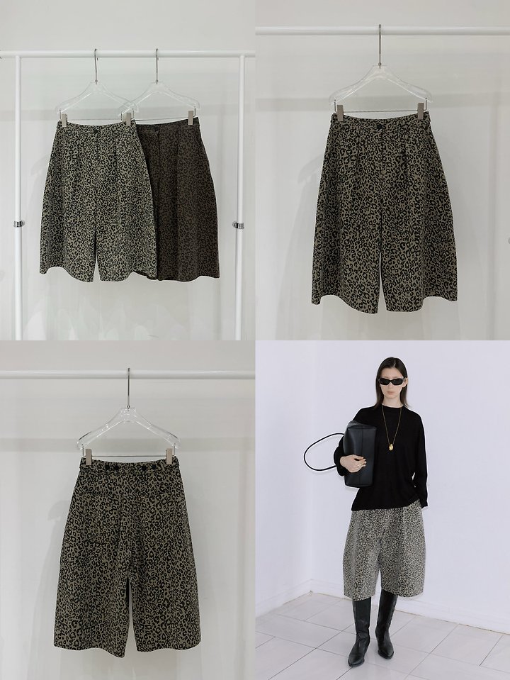 H Leopard Bermuda Pants by Neroli36 for Women - view 12