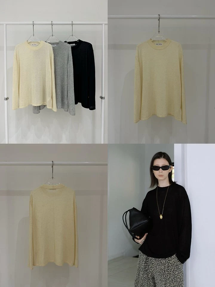 Loose Box Knit Top by Neroli36 for Women - view 12