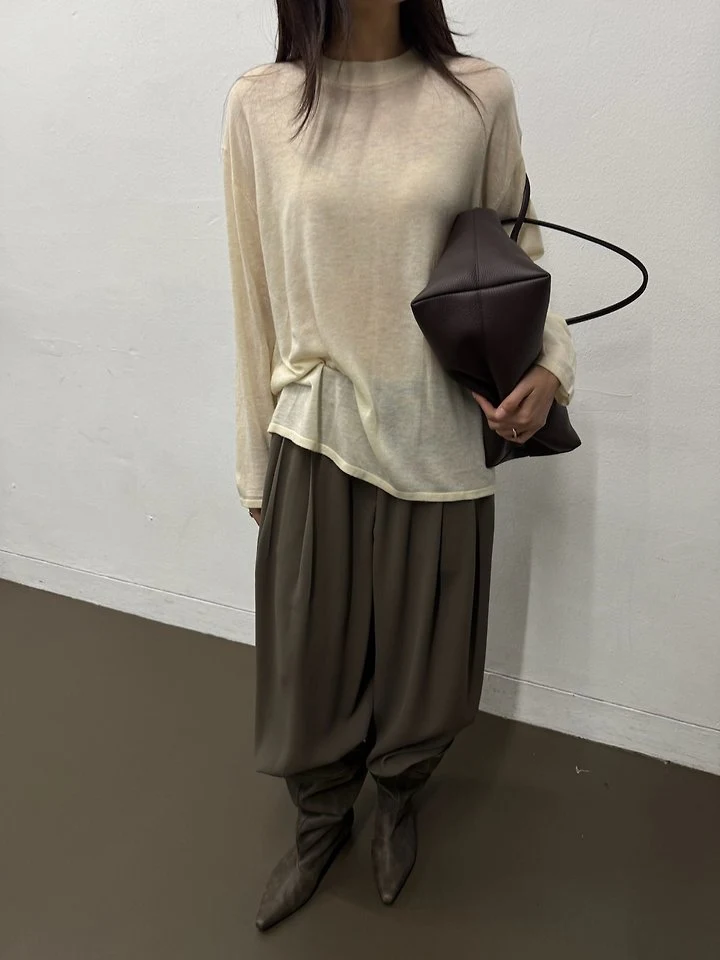Loose Box Knit Top by Neroli36 for Women - view 6