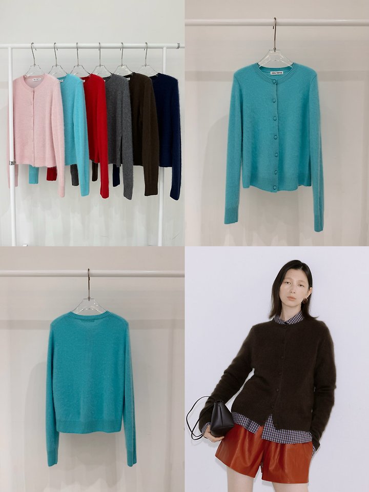 Color Button Cardigan by Neroli36 for Women - view 12