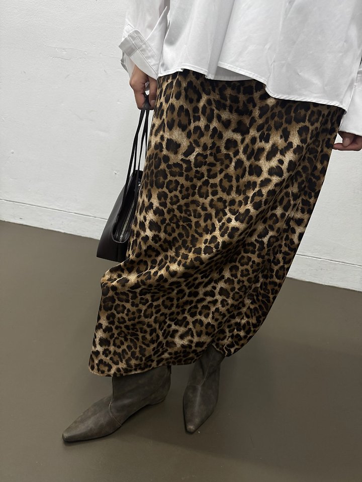 Leopard Long Skirt by Neroli36 for Women - view 2