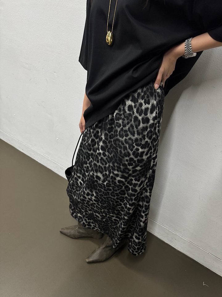 Leopard Long Skirt by Neroli36 for Women - view 6