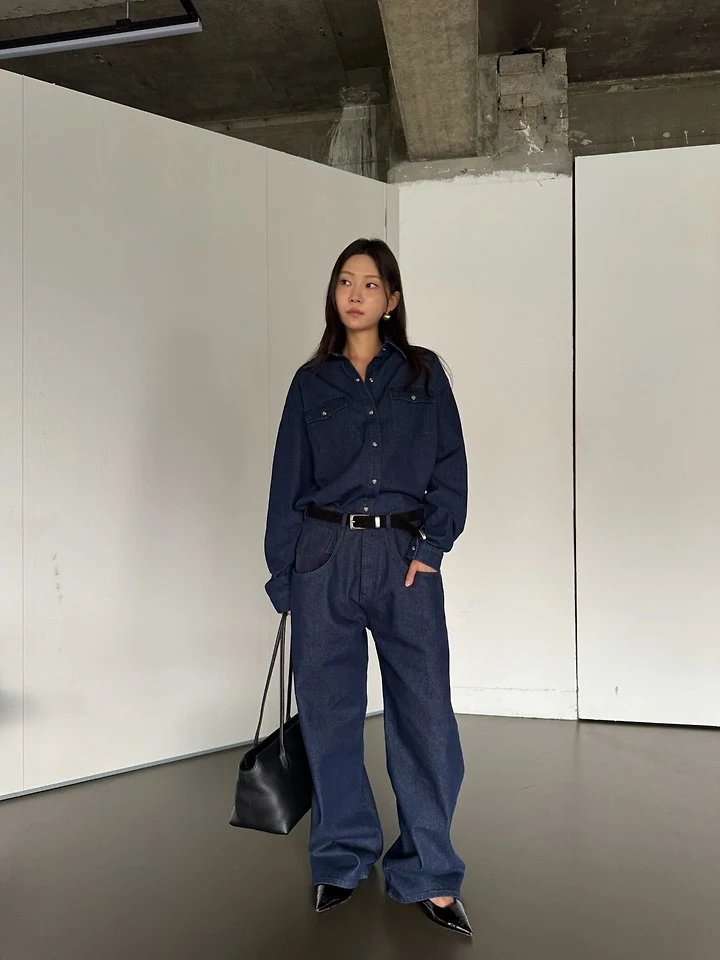 Mazel Dark Blue Jeans by Neroli36 for Women - view 6