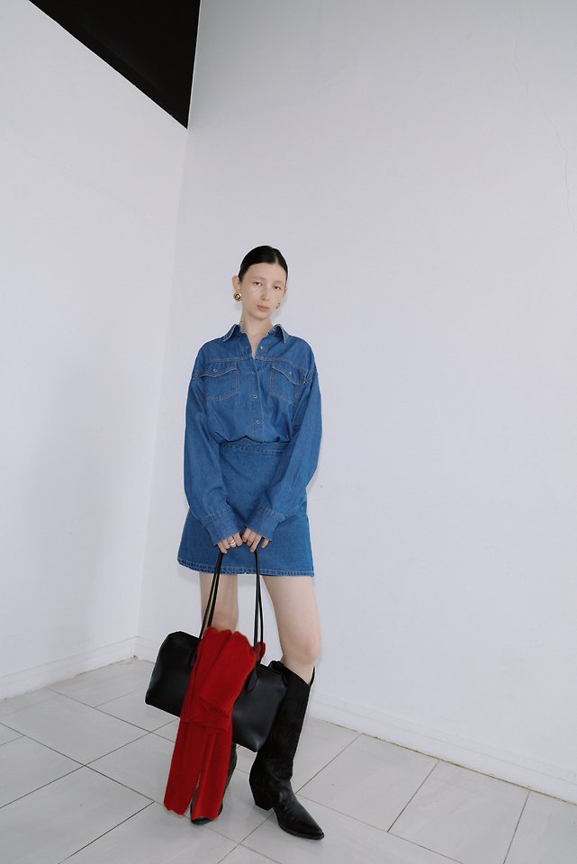 Autumn Denim Skirt by Neroli36 for Women - view 2