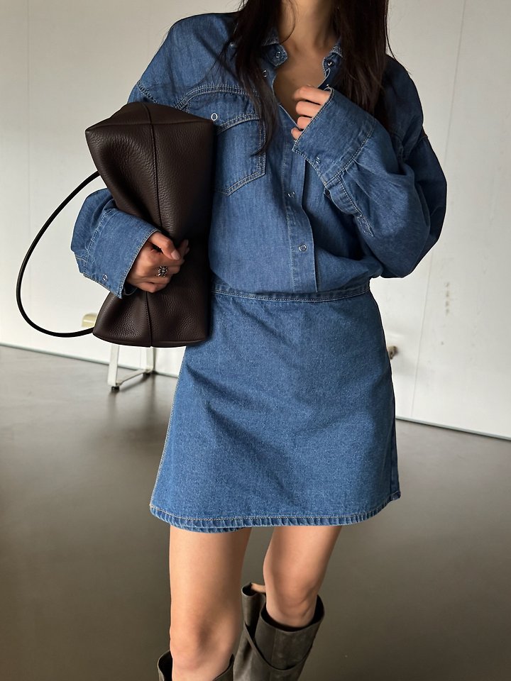 Autumn Denim Skirt by Neroli36 for Women - view 6