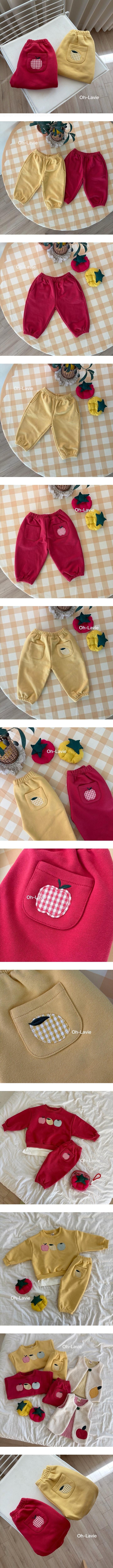 Fruity Patch Jogger Pants by Oh lavie for Baby - view 1