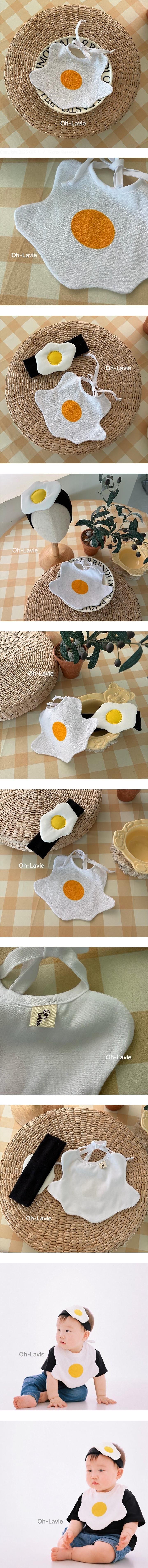 Mongle Fry Terry Bib by Oh lavie for Baby - view 1
