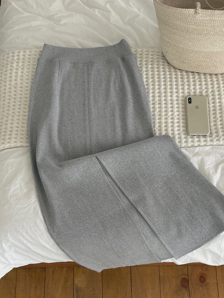 Rib Trim Skirt by Ohao for Women - view 3