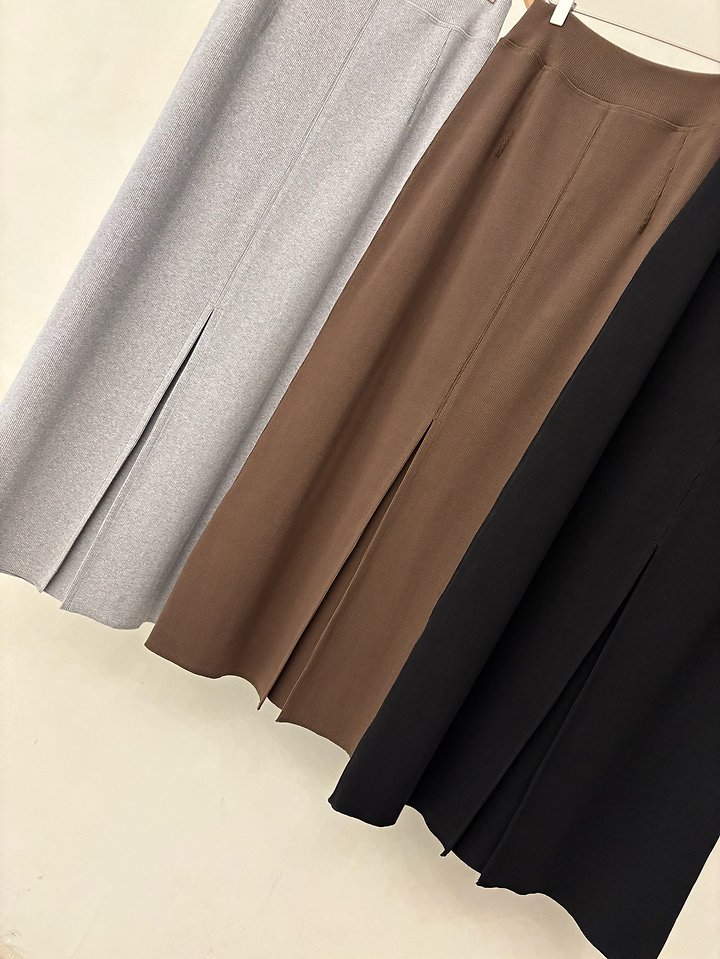 Rib Trim Skirt by Ohao for Women - view 8