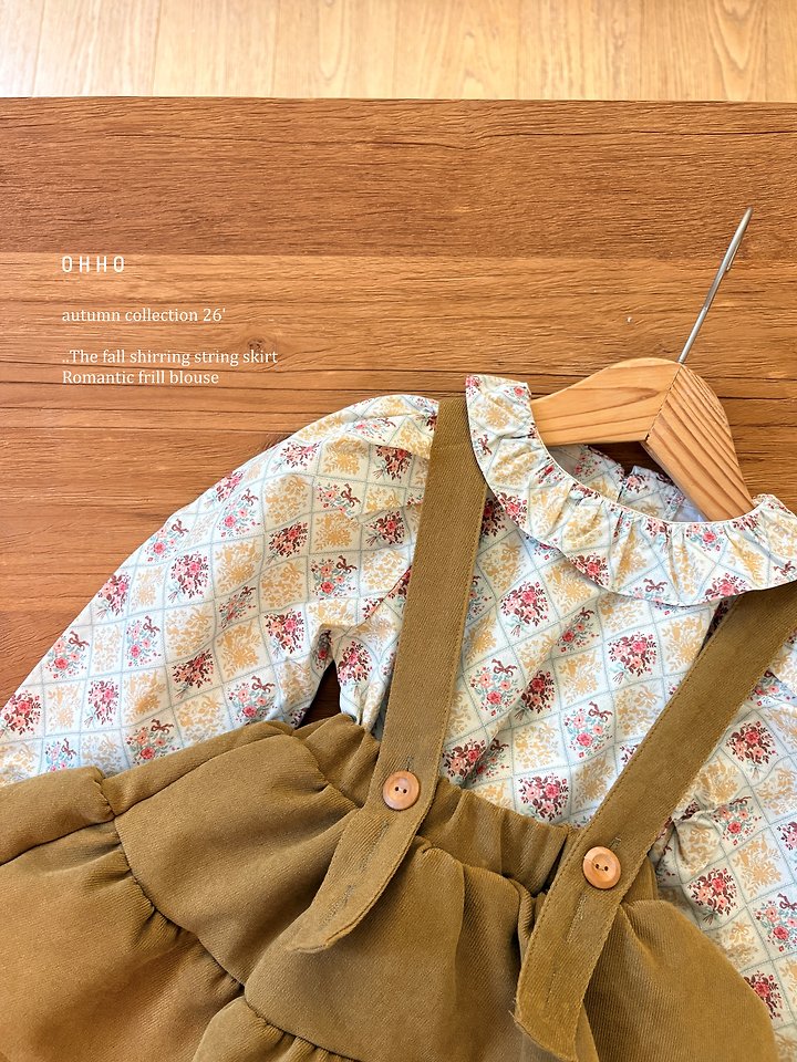 Monet Frill Blouse by Ohho for Child - view 3