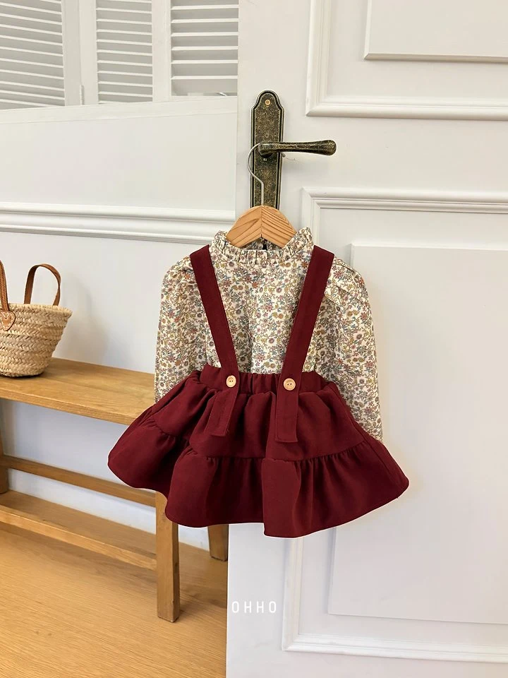 Franc Shirring Skirt by Ohho for Child - view 6
