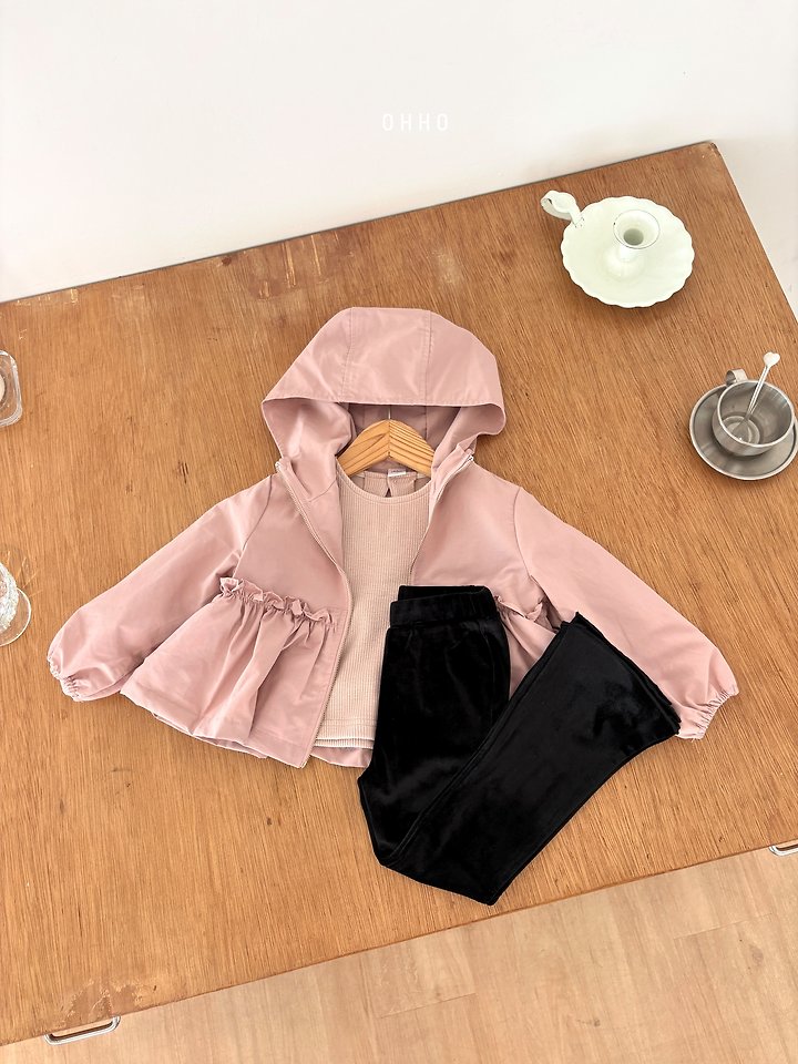 French Velvet Bootcut Pants by Ohho for Child - view 5