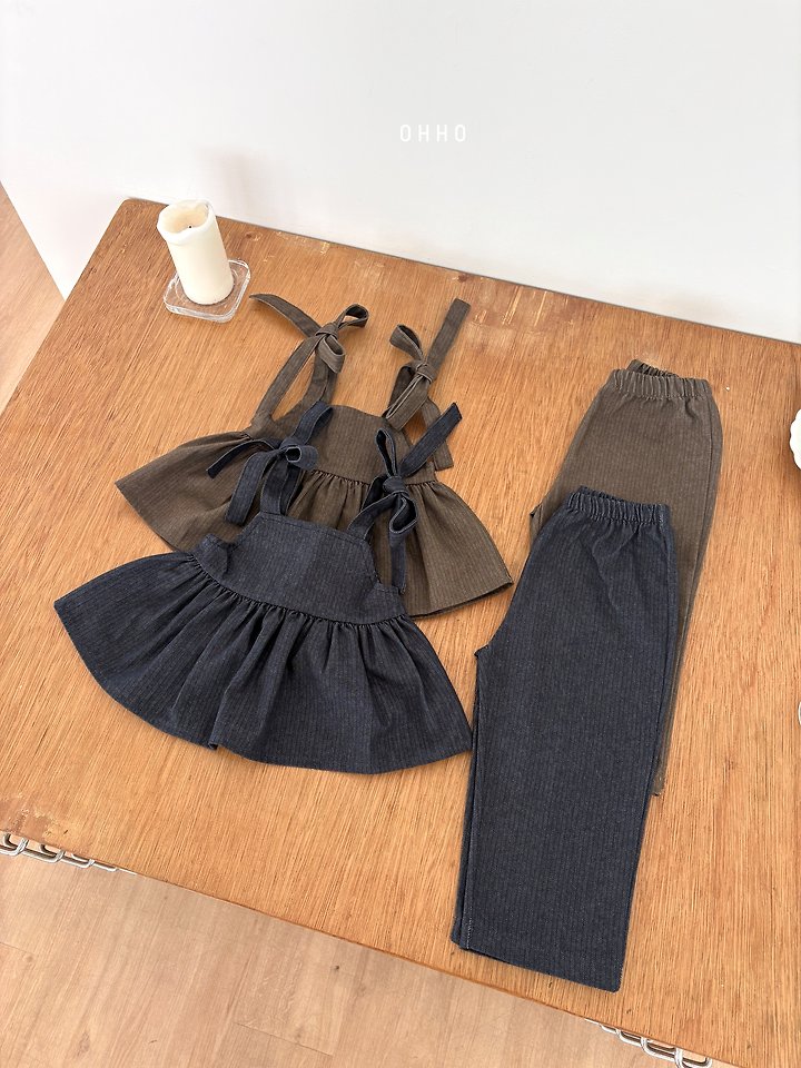 Herringbone Denim Pants by Ohho for Child - view 1