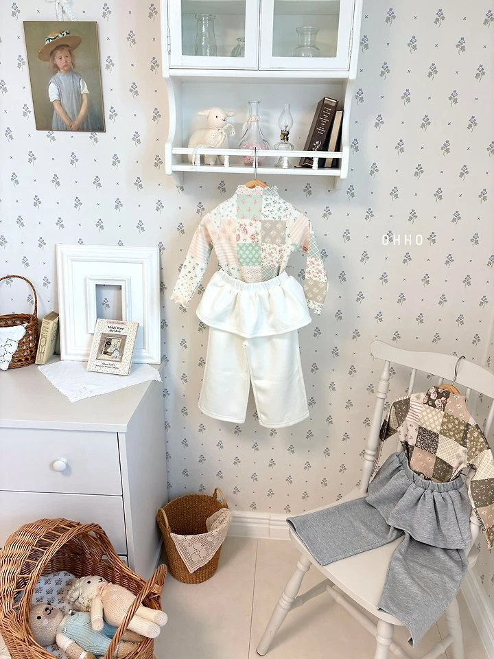 Sweet Half Mock Tee by Ohho for Child - view 2