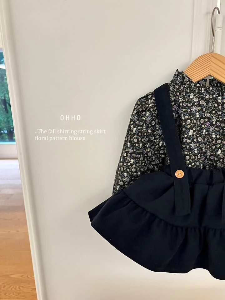 Franc Shirring Skirt by Ohho for Child - view 8