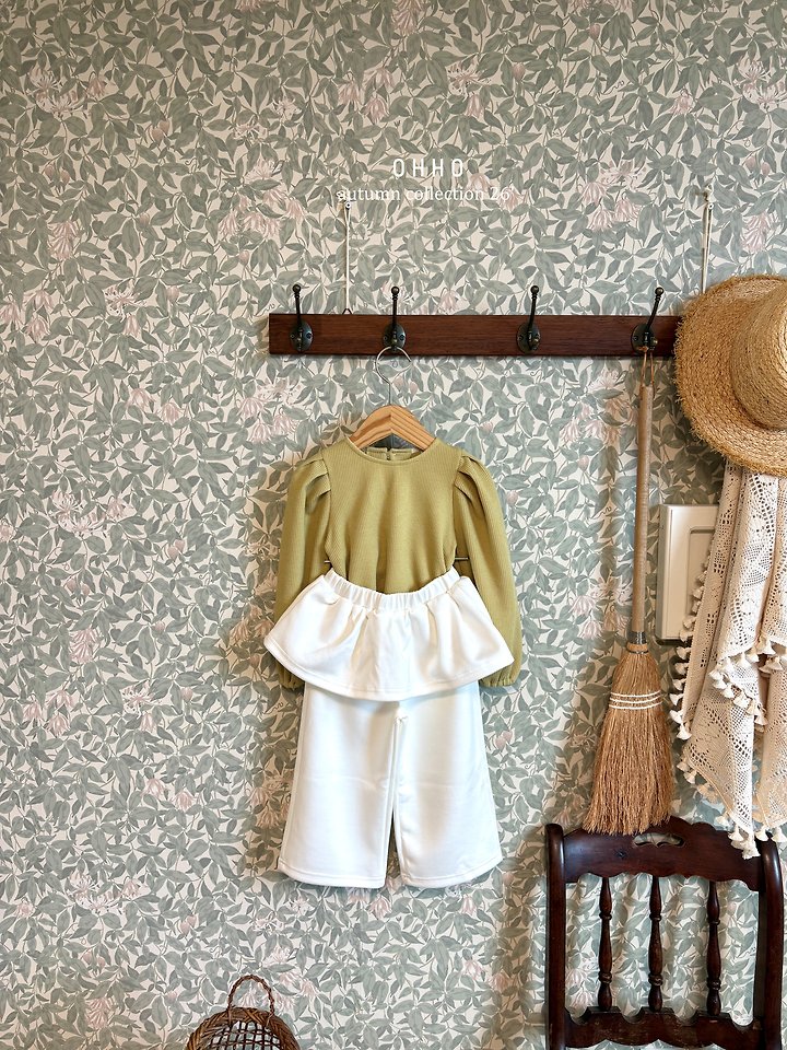Vanilla Puff Long Sleeve Tee by Ohho for Child - view 4