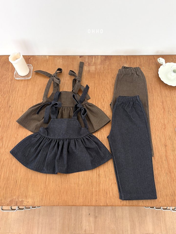 Herringbone Denim Pants by Ohho for Child - view 2