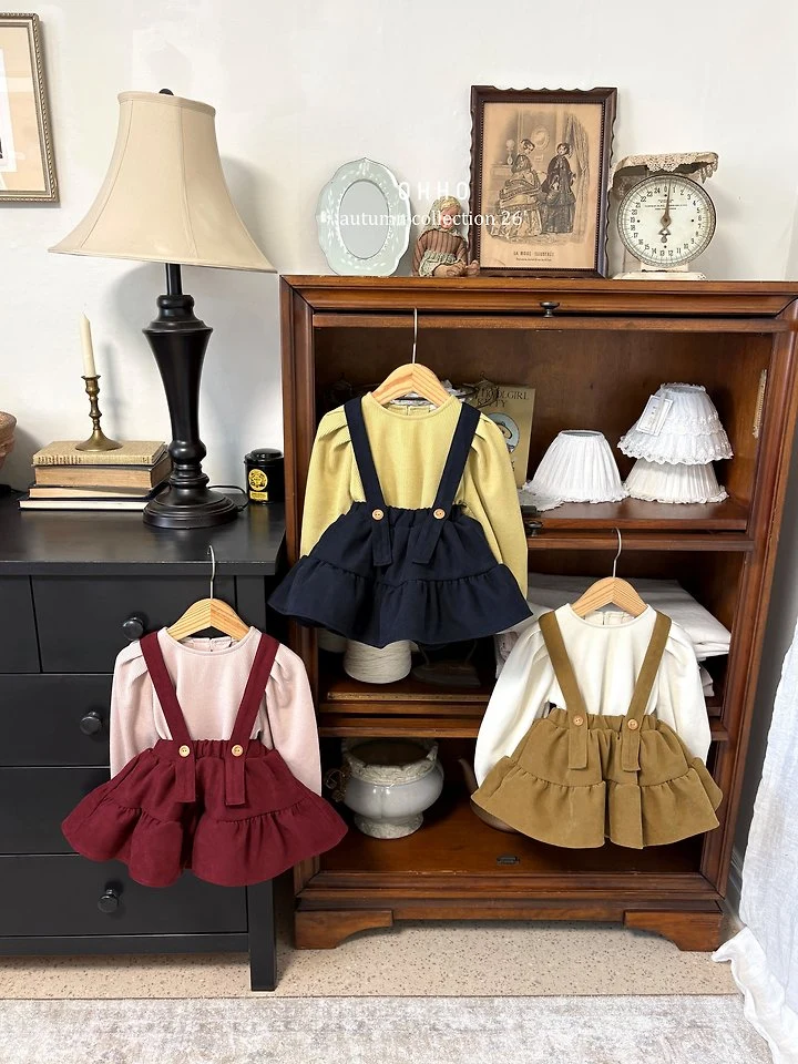 Franc Shirring Skirt by Ohho for Child - view 10
