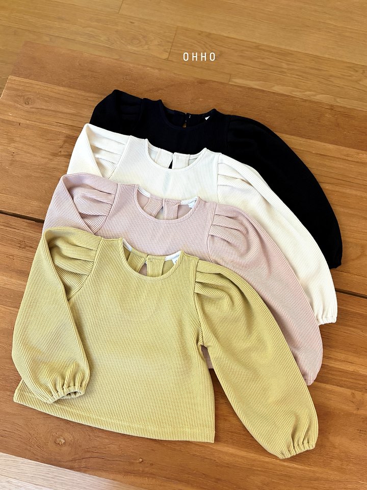 Vanilla Puff Long Sleeve Tee by Ohho for Child - view 8