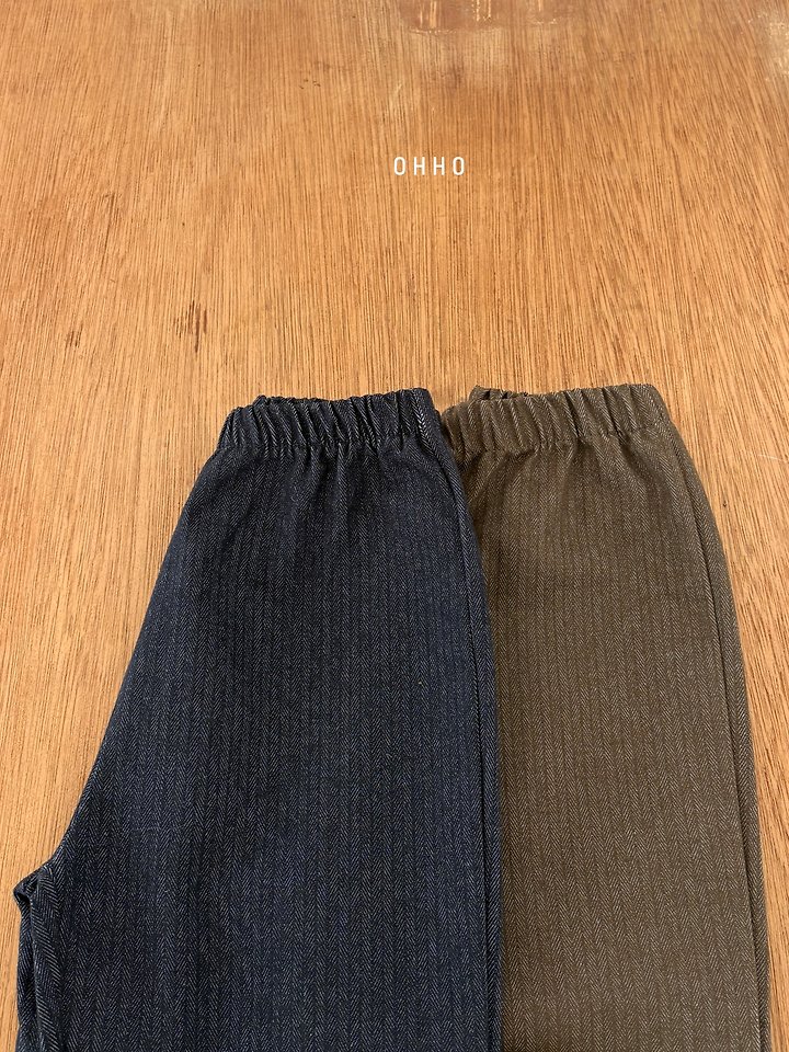 Herringbone Denim Pants by Ohho for Child - view 6