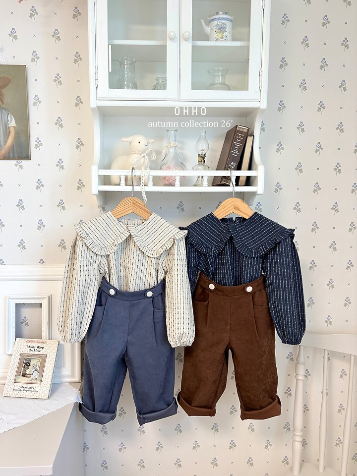 Pepper Beaded Pintuck Pants by Ohho for Child - view 11