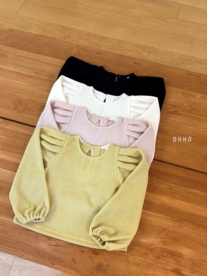 Vanilla Puff Long Sleeve Tee by Ohho for Child - view 9