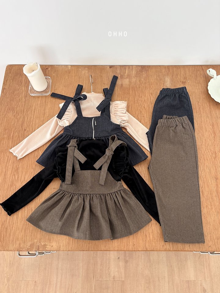 Herringbone Denim Pants by Ohho for Child - view 7