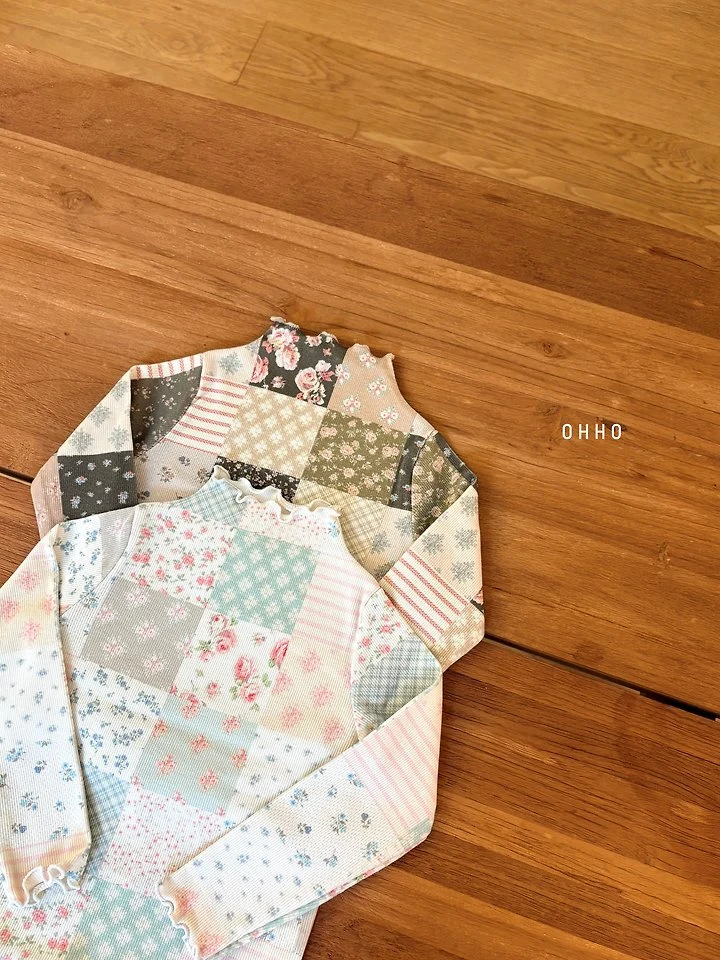 Sweet Half Mock Tee by Ohho for Child - view 11