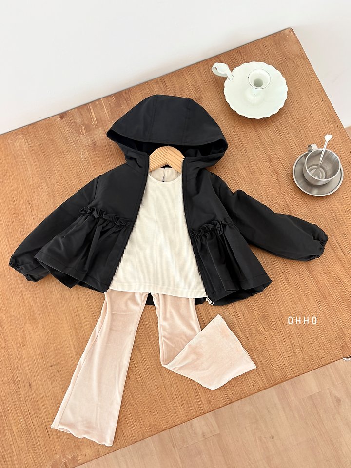 French Velvet Bootcut Pants by Ohho for Child - view 2