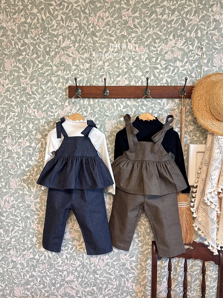 Herringbone Denim Pants by Ohho for Child - view 11